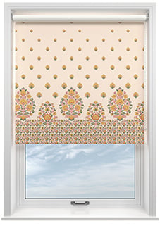 Petal & Block Nitara, Marigold - Roller Blind